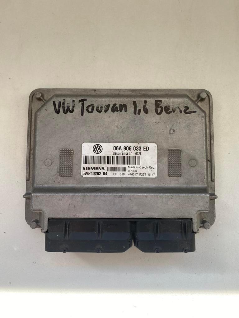 ECU pour Volkswagen Touran (1T) 1.6i (BGU) 06A906033ED, Enlèvement ou Envoi, Utilisé, Volkswagen