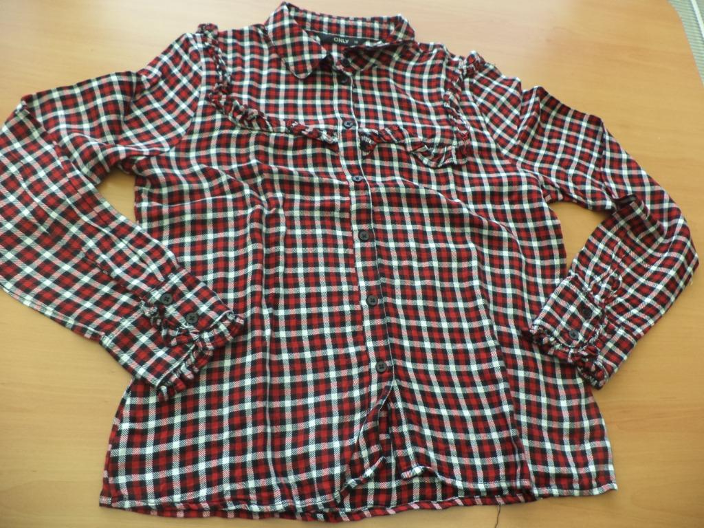 Chemise à carreaux ONLY en taille M, Vêtements | Femmes, Taille 38/40 (M), Only, Enlèvement ou Envoi, Autres couleurs