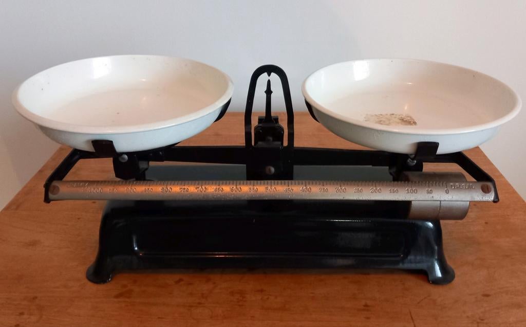 Retro Vintage weegschaal. KRUPS - 5 kg, Ophalen of Verzenden