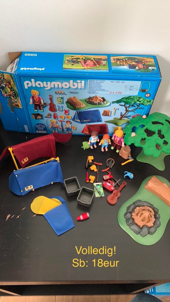 Playmobil kampeerset, Ophalen of Verzenden, Zo goed als nieuw