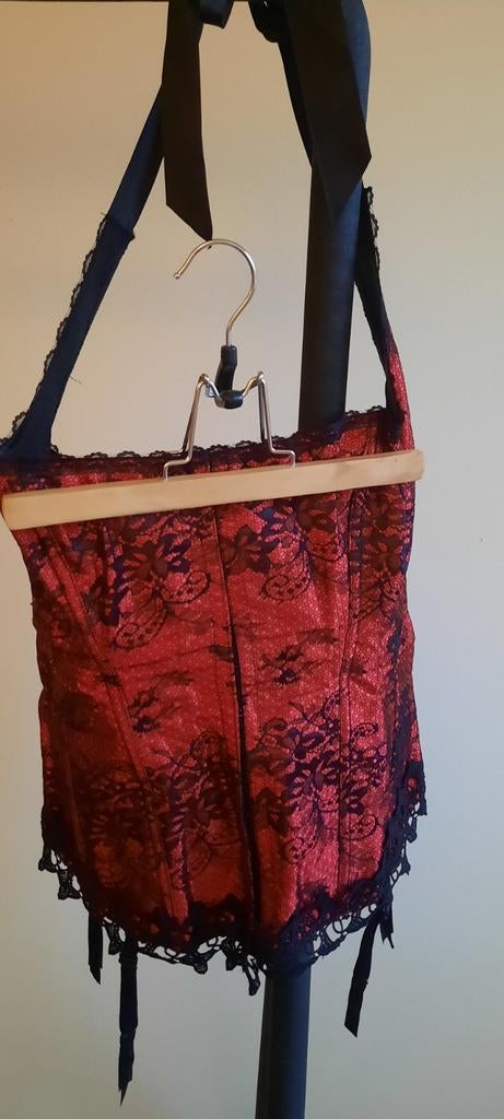 Korsetje met halter, Kleding | Dames, Ondergoed en Lingerie, Body of Korset, Rood, Ophalen of Verzenden