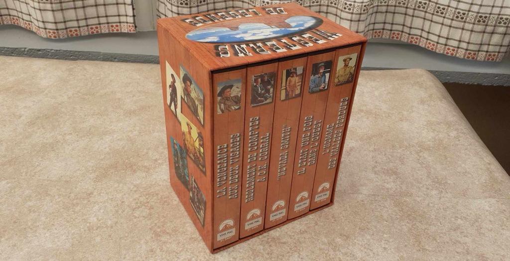 Coffret VHS Westerns La Légende, Enlèvement ou Envoi, Comme neuf