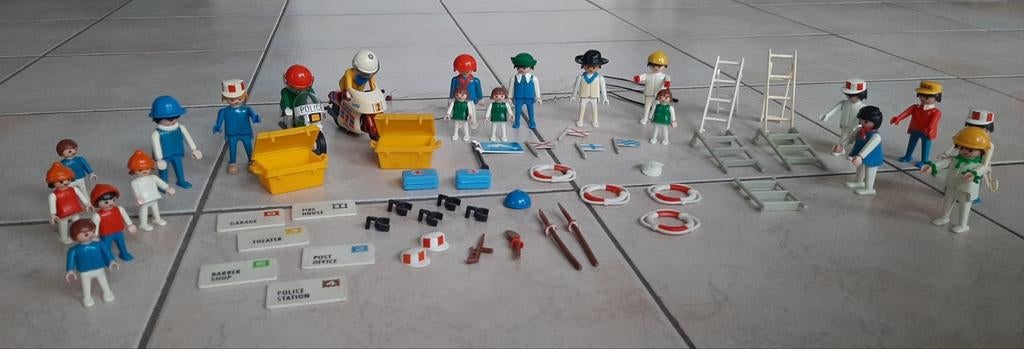 Allerlei Playmobil jaren 80, Ophalen of Verzenden, Gebruikt, Los Playmobil