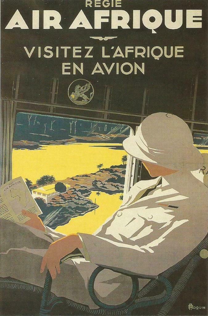 Carte postale Air Afrique - visitez l'Afrique en avion, Enlèvement ou Envoi, 1980 à nos jours, Non affranchie, Hors Europe