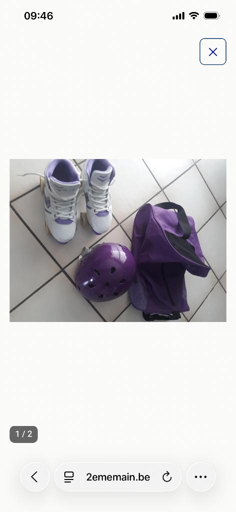Patins à roulettes Fila pointure 39 et accessoires, Autres marques, Réglable, Comme neuf, Protection