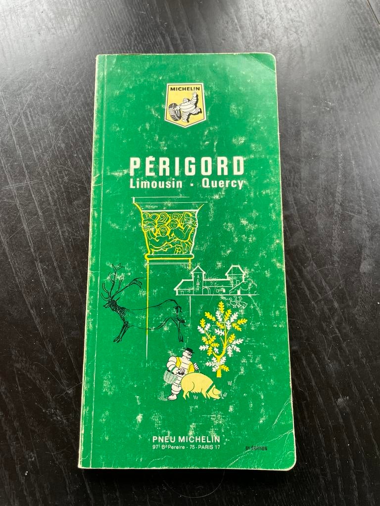 Vintage michelin reisgids Perigord 1968, Ophalen of Verzenden, Zo goed als nieuw, Michelin