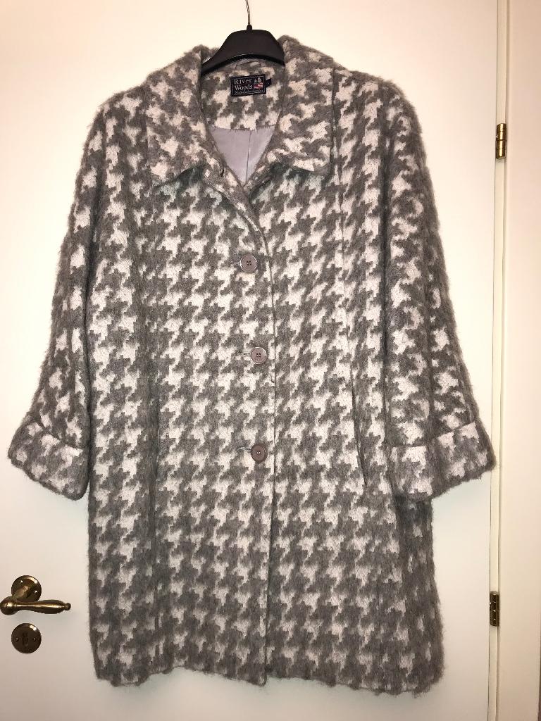 Modieuze mantel (hoogwaardige wolmengeling) River Woods, Kleding | Dames, Jassen | Winter, Verzenden, River Woods, Maat 42/44 (L)