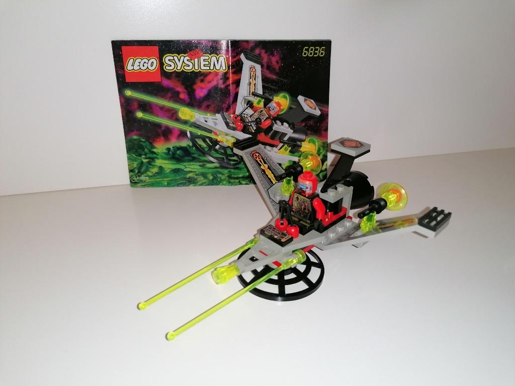 Lego Sets:  V-Wing Fighter - Space: UFO (6836) 1997, Enlèvement ou Envoi, Utilisé, Ensemble complet, Lego