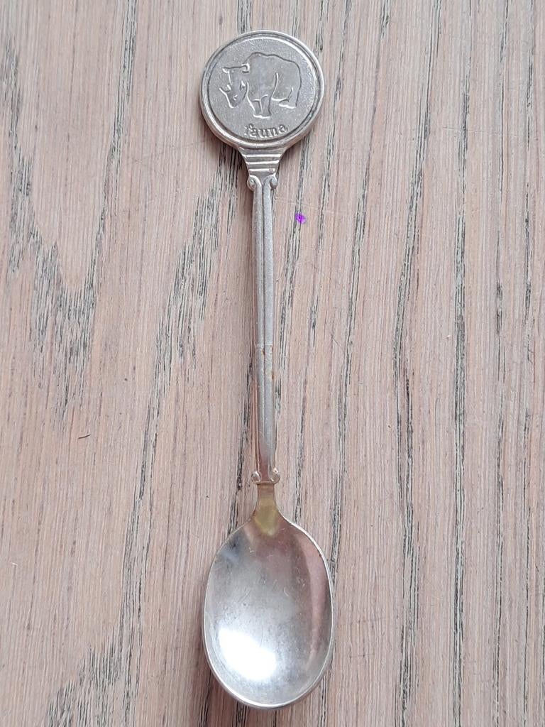 Lepeltje heidelandcollectie - neushoorn, Ophalen of Verzenden