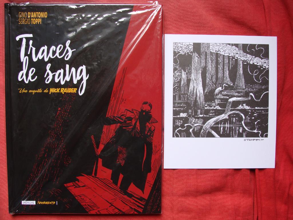 Toppi Traces de sang  + exlibris, Eén stripboek, Ophalen, Nieuw, Toppi