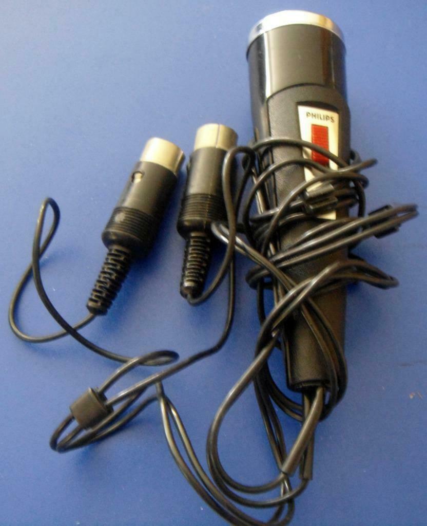 Rare microphone Philips vintage omnidirectionnel EL 3797/50, Muziek en Instrumenten, Ophalen of Verzenden, Gebruikt, Zangmicrofoon