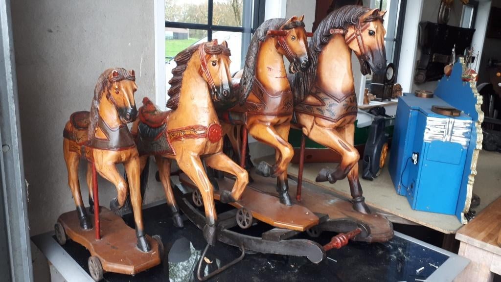 antiek paard arreslee slee karrewielen karnton kar enz enz, Antiek en Kunst, Ophalen