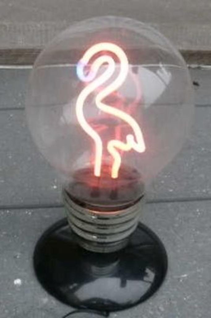 verlichting kinderlamp rose flamingo, Ophalen of Verzenden, Zo goed als nieuw, Lamp