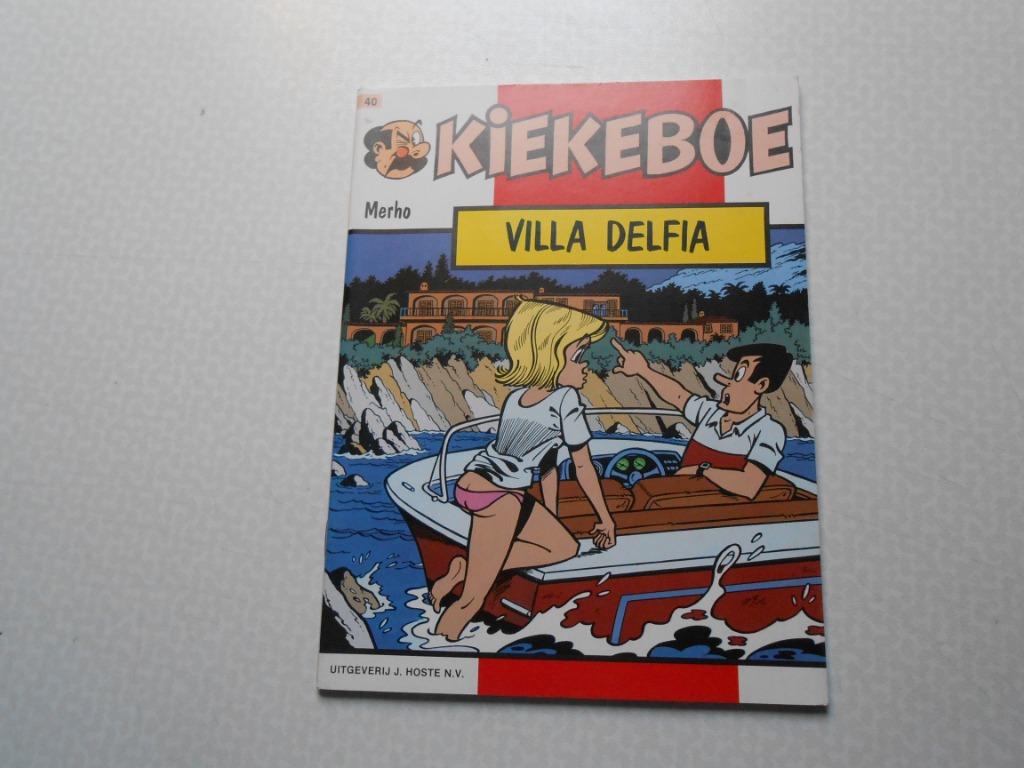kiekeboe 40 Villa Delfia 1988 1 ste druk., Boeken, Eén stripboek, Merho, Nieuw, Ophalen of Verzenden