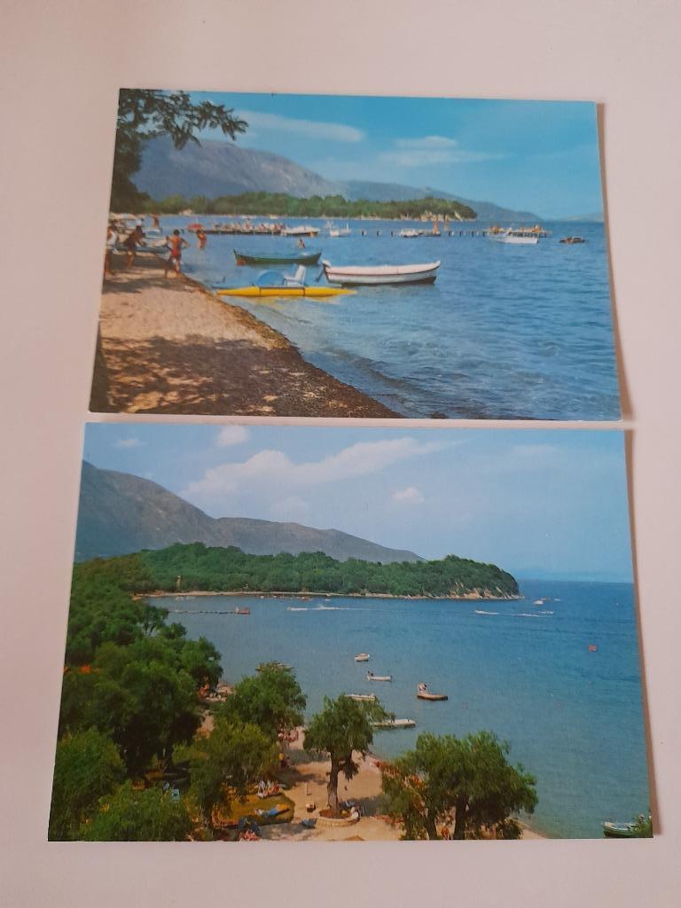 2 Cartes postales Corfou - Dassia, Enlèvement ou Envoi, 1960 à 1980, Non affranchie, Europe autre