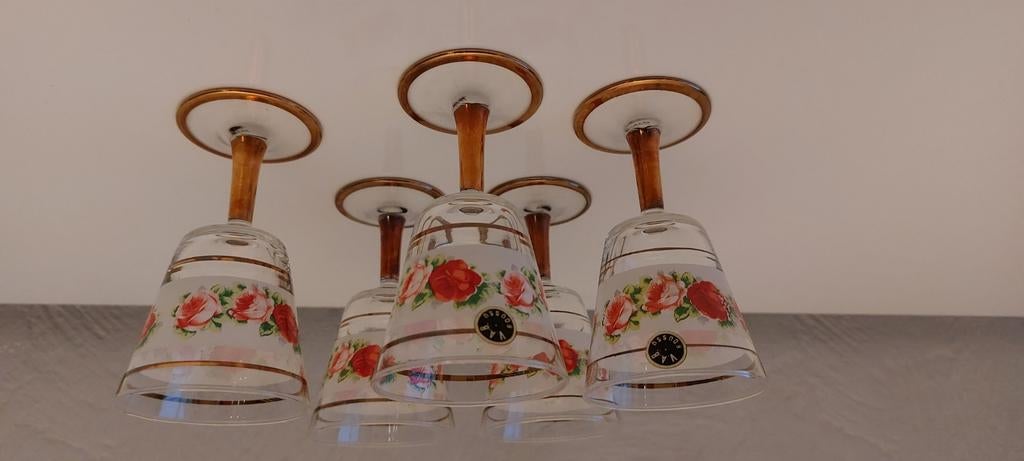 Druppelglaasjes x5, Ophalen of Verzenden