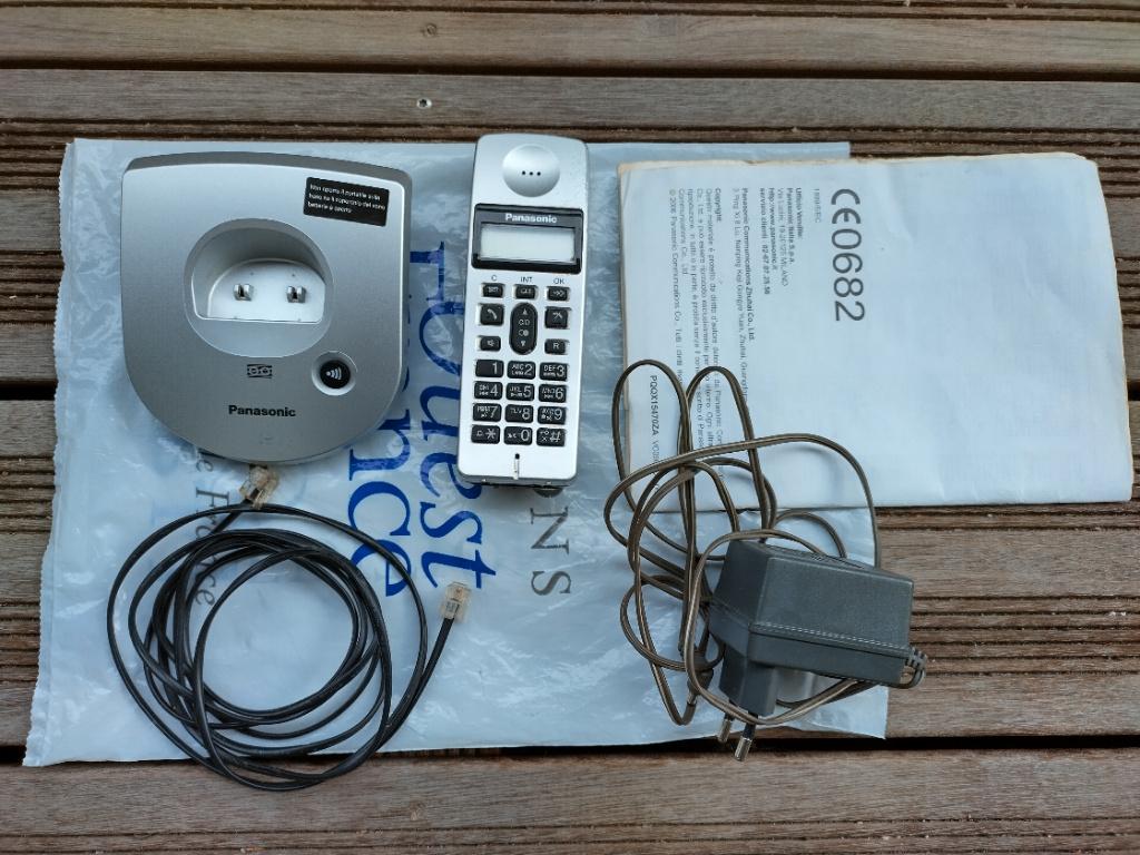 Téléphone sans fil maison Panasonic, Télécoms, Téléphones fixes | Combinés & sans fil, Utilisé, 1 combiné, Enlèvement ou Envoi