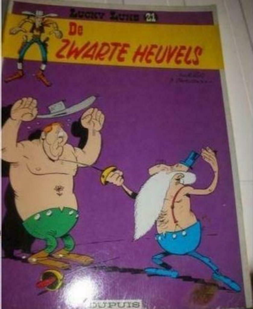 [2717] strip lucky luke de zwarte heuvels, Eén stripboek, Ophalen of Verzenden, Gelezen