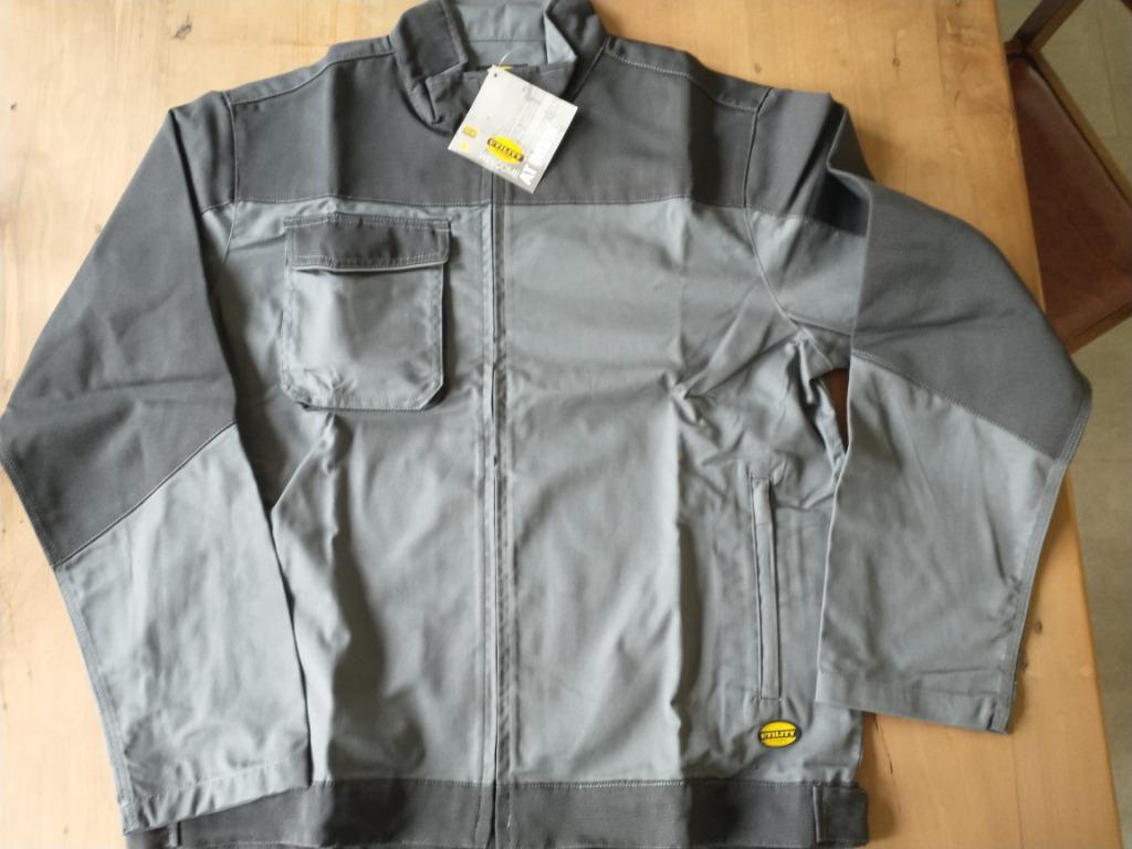 * Werkkledij: Werkjas, grijs - XXL (Diadora, nieuw), Diadora Utility, Nieuw, Overige maten, Ophalen of Verzenden