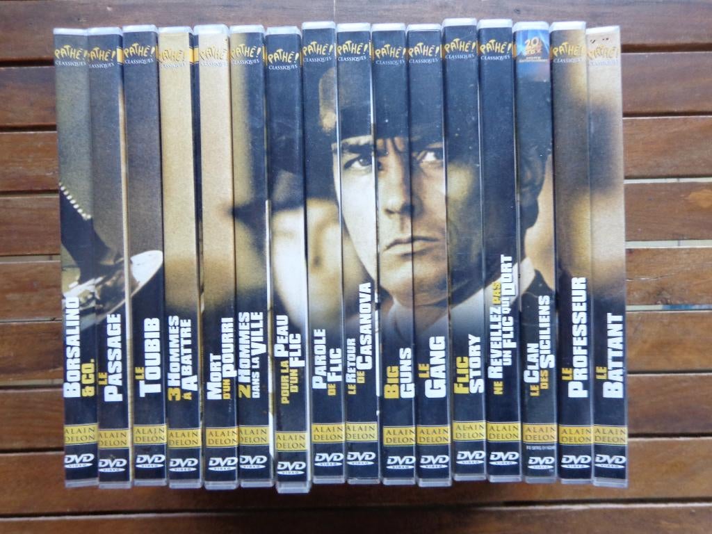 )))  Collection  Alain Delon  //  16 Films  (((, Alle leeftijden, Ophalen of Verzenden, Zo goed als nieuw, Detective en Krimi