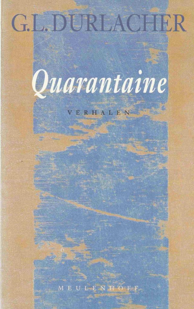 G L durlacher - quarantaine (Verhalen), Ophalen of Verzenden, Zo goed als nieuw, G L durlacher, Nederland