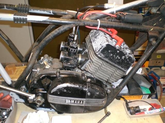 Yamaha RD 250, Motoren, Ophalen, Gebruikt