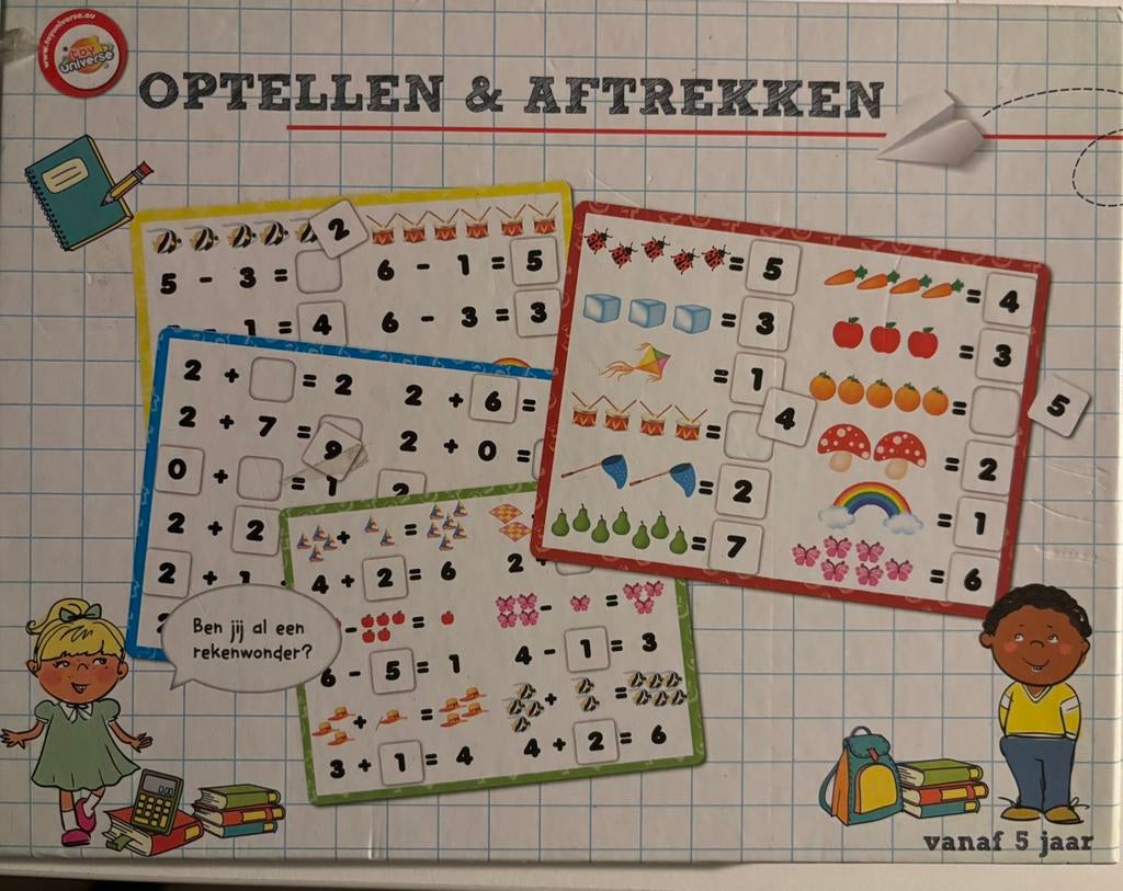 Optellen & aftrekken spel, Ophalen, Zo goed als nieuw