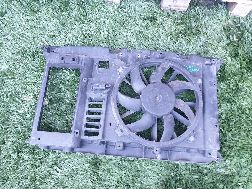 Façade radiateur PEUGEOT 308 1.6 HDI 2008 ventilateur suppor, Enlèvement, Peugeot