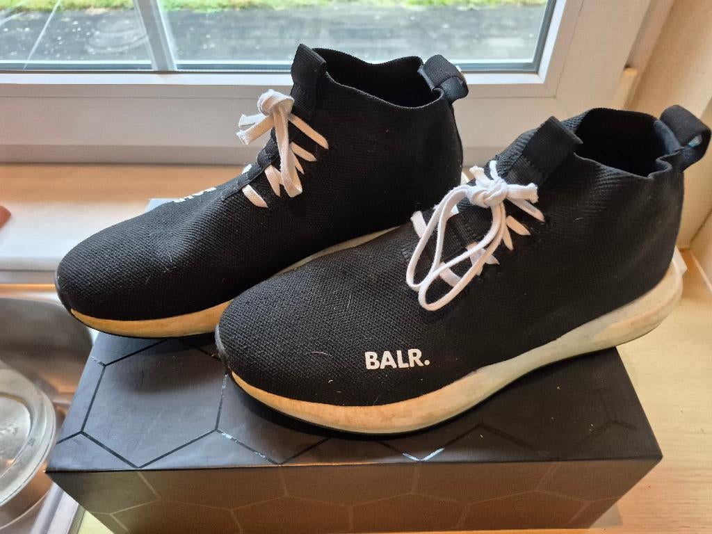 Sneakers BALR. Sock V2 maat 46, Kleding | Heren, Ophalen, Balr., Zwart, Zo goed als nieuw