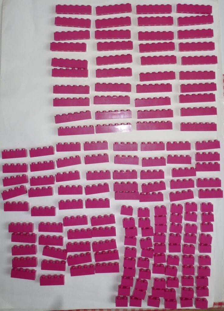 Lego fushia blokken NIEUW nr 2, Ophalen of Verzenden, Nieuw, Losse stenen, Lego