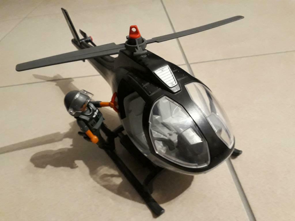 Playmobil 5563 hélicoptère, Enlèvement, Comme neuf