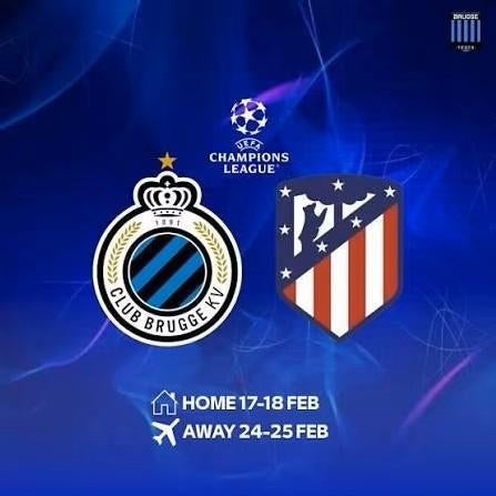 ticket club brugge atletico, Cartes en vrac, Une personne, Février