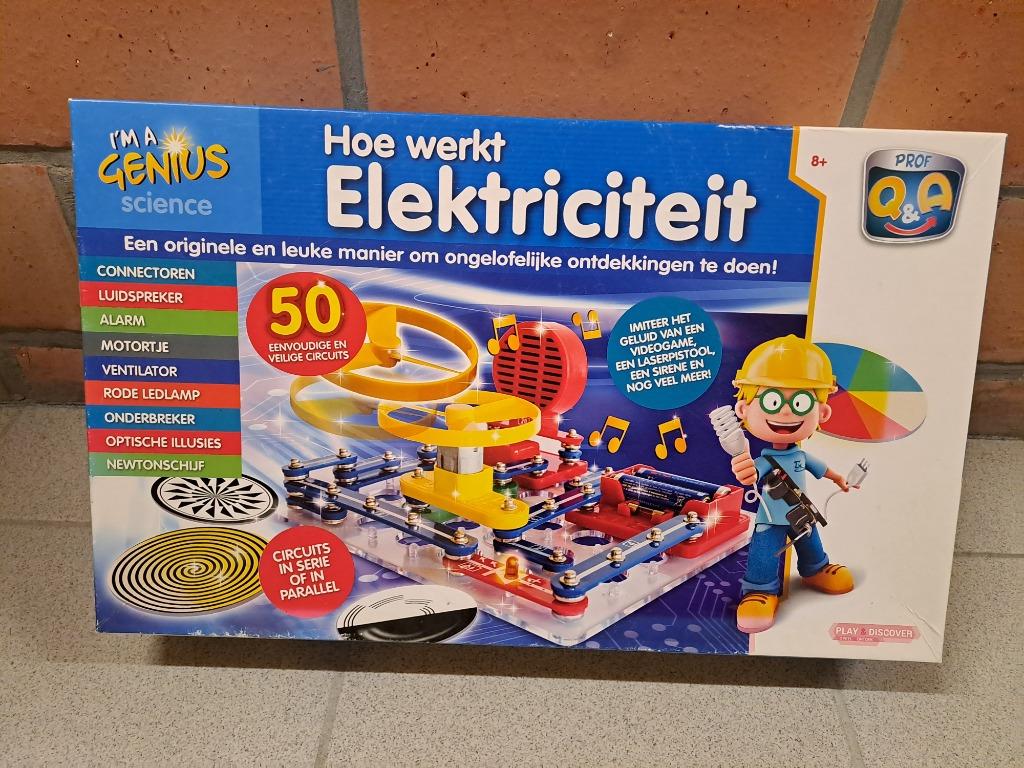 speldoos Hoe werkt elektriciteit?, Kinderen en Baby's, Speelgoed | Educatief en Creatief, Ophalen, Gebruikt