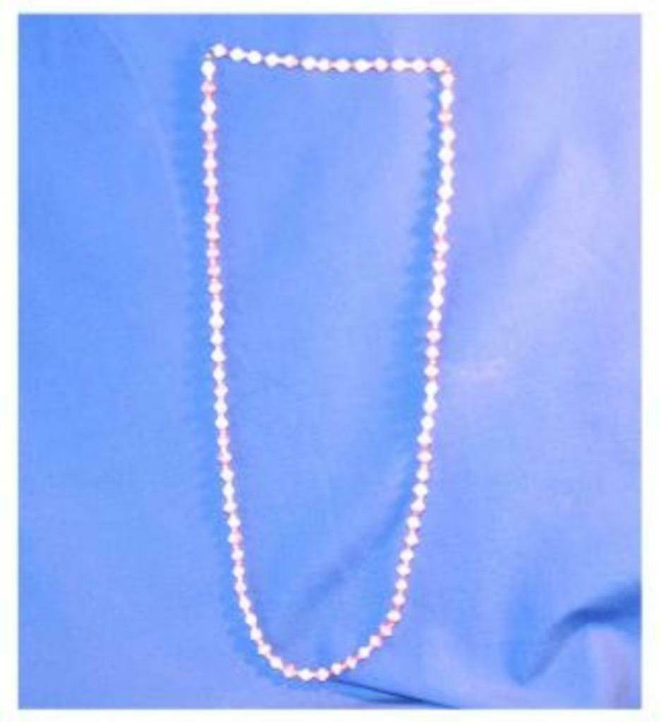 §  collier sautoir (n4) perle rose, Bijoux, Sacs & Beauté, Colliers, Enlèvement ou Envoi, Utilisé, Rose, Synthétique