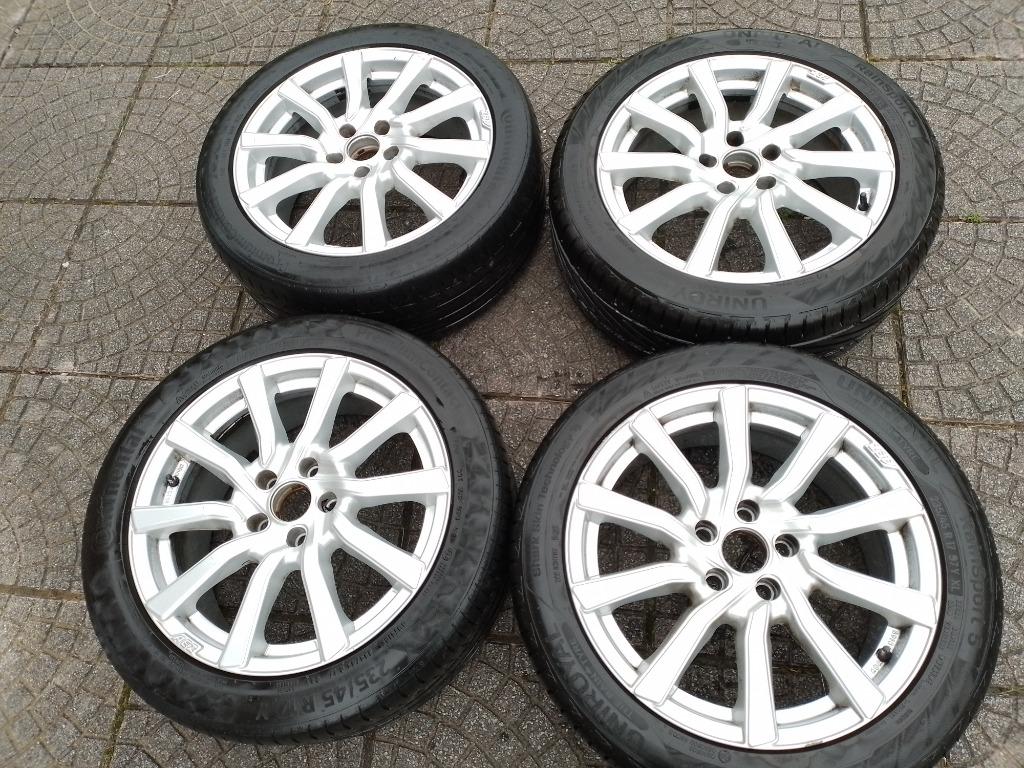 ALU VELGEN 17 INCH AEZ - KAIMAN, Ophalen, Gebruikt, Banden en Velgen, 17 inch