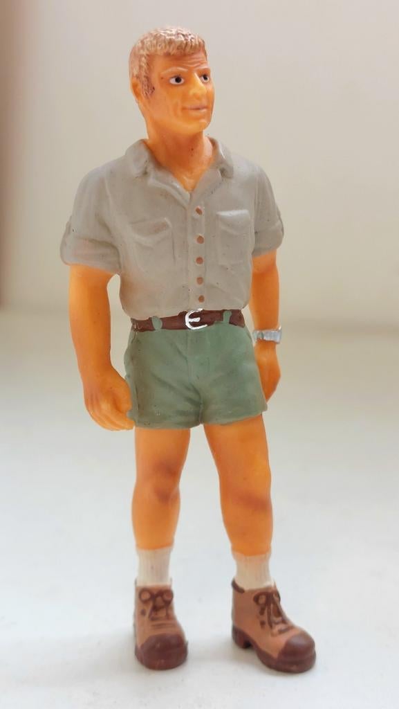 Schleich Figurine Man Safari, Kinderen en Baby's, Speelgoed | Actiefiguren, Ophalen of Verzenden, Zo goed als nieuw