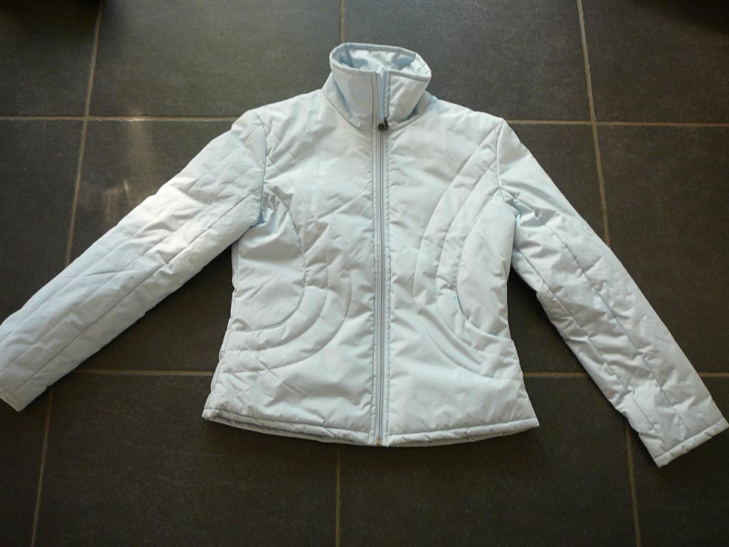YaYa lichtblauwe winterjas, Kleding | Dames, Maat 38/40 (M), Blauw, Ophalen of Verzenden, Zo goed als nieuw