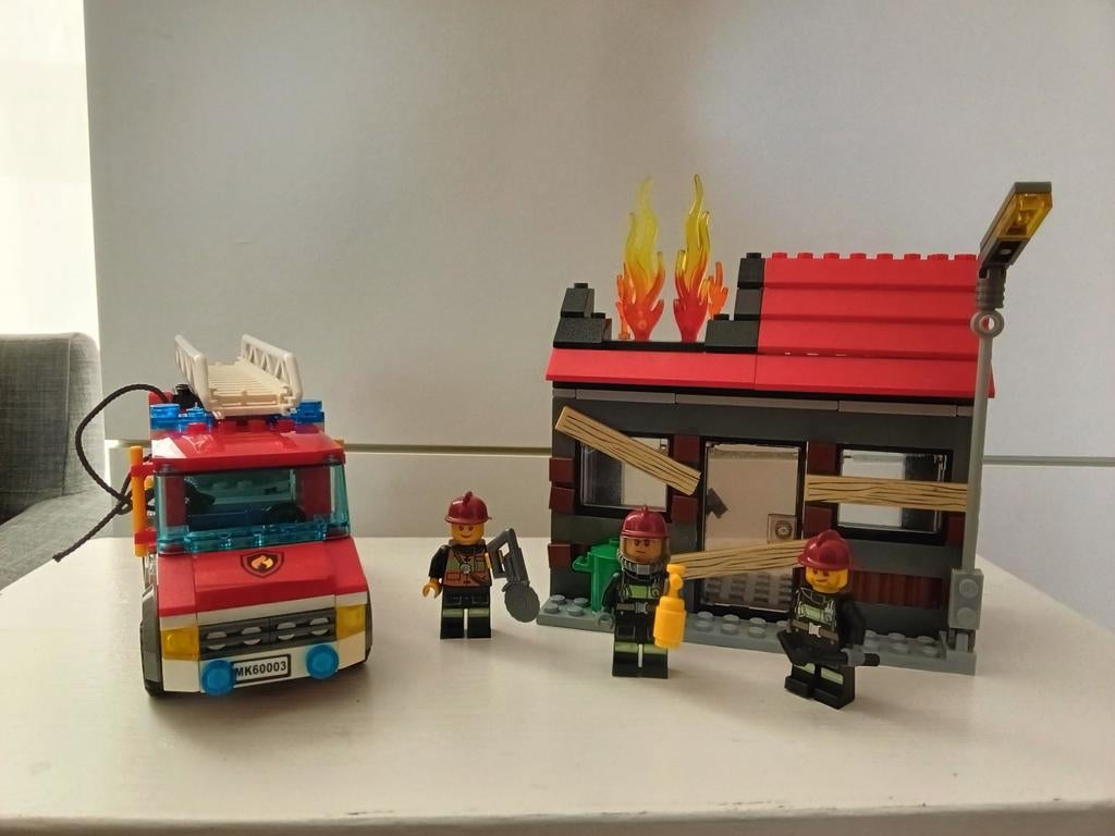 Lego 6003: Brandalarm, Ophalen of Verzenden, Gebruikt
