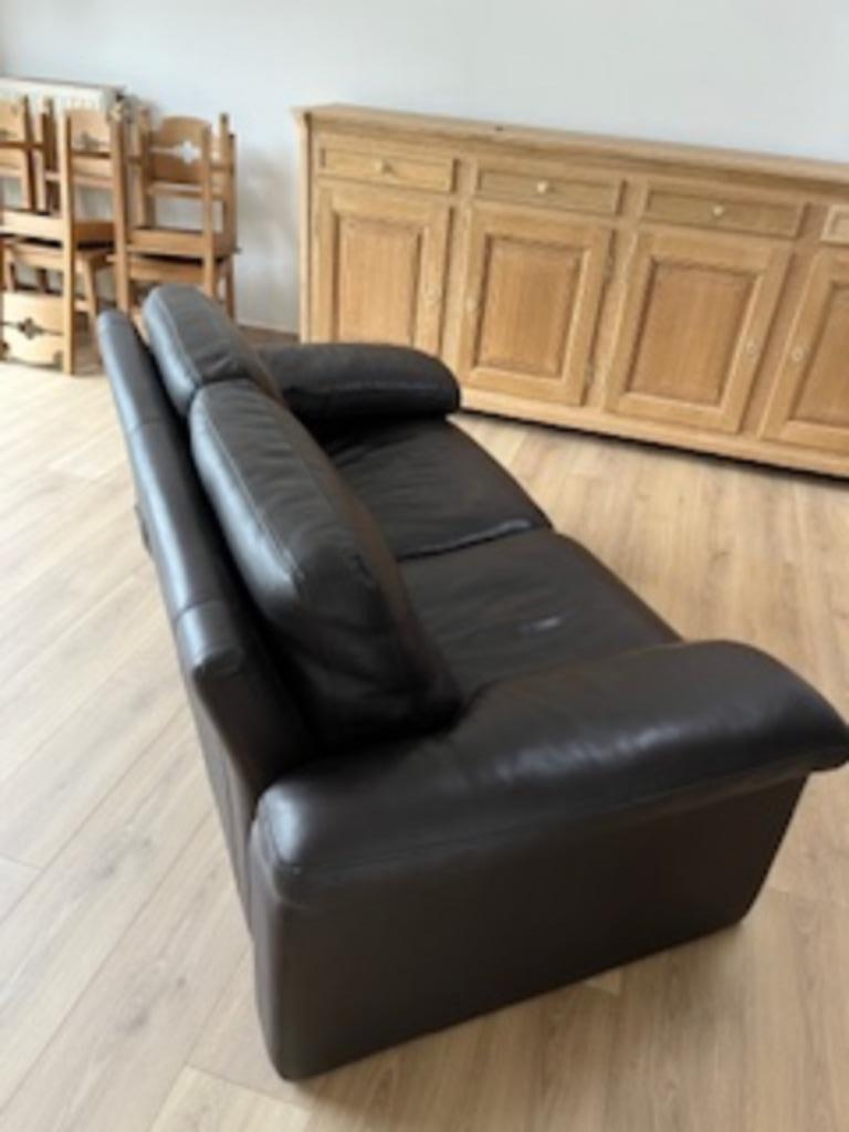 DIVAN CUIR DUVIVIER, Maison & Meubles, Canapés | Salons, Comme neuf, 150 à 200 cm, 75 à 100 cm, Cuir, Enlèvement ou Envoi
