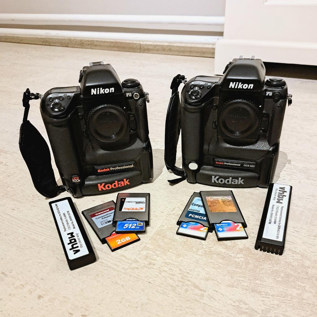 Kodak DCS 620 & 720x – DSLR-set (Nikon F-mount), Spiegelreflex, Ophalen of Verzenden, Zo goed als nieuw, 2 Megapixel