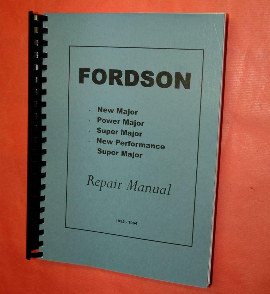 Fordson Major Super Major Manuel atelier Werkplaatshandboek, Ophalen of Verzenden