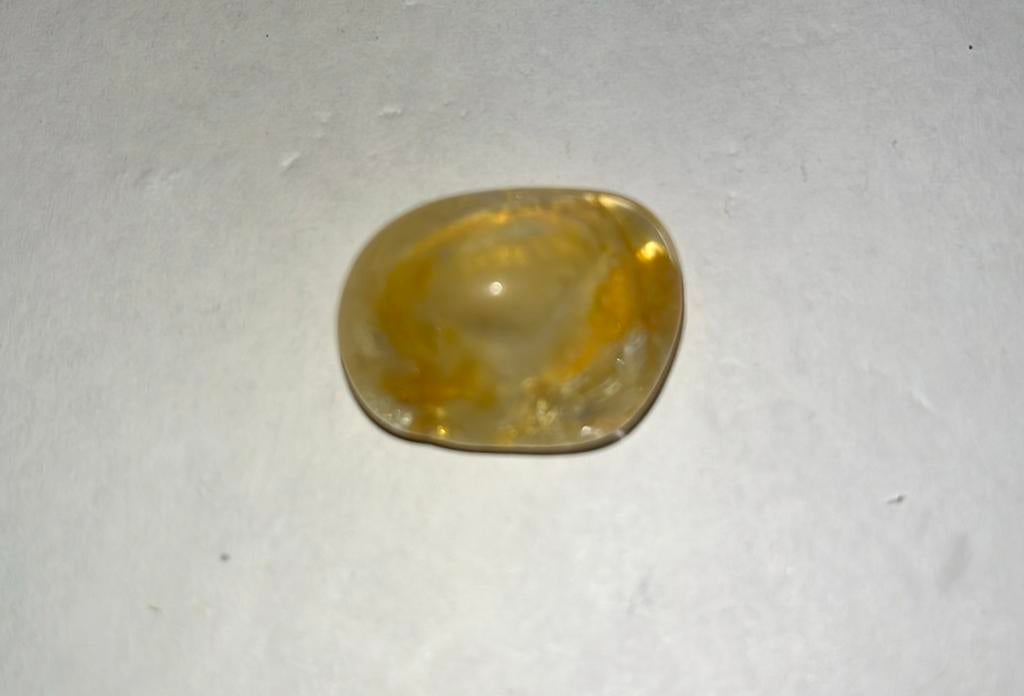 getrommelde gele kwarts - 11gram - 24mm x 18mm x 18mm, Ophalen of Verzenden, Nieuw