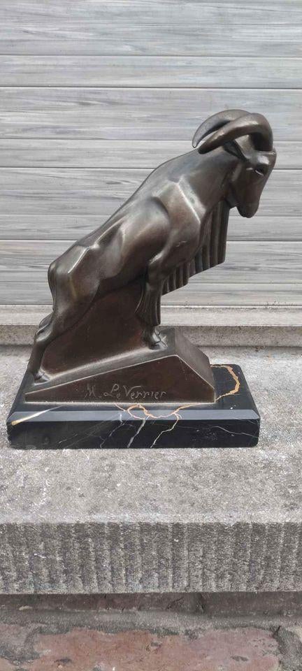 Bronze bouc signe max le verrier, Enlèvement ou Envoi, Bronze