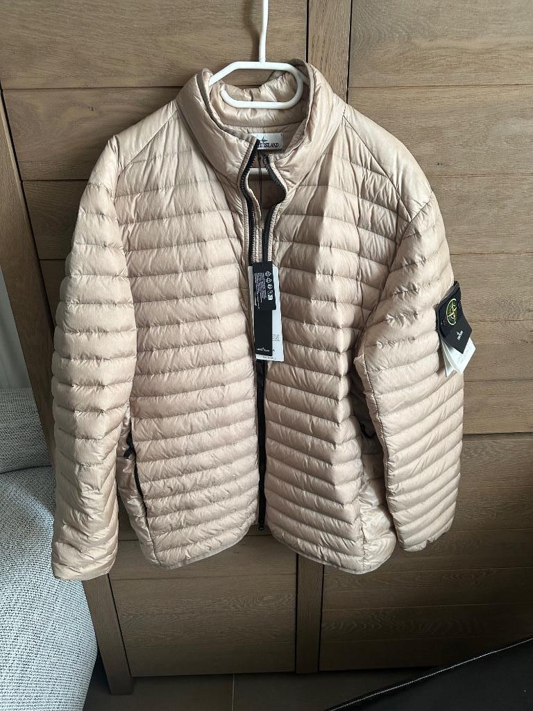 Stone island dons jas, Kleding | Heren, Ophalen, Stone island, Beige, Maat 56/58 (XL)