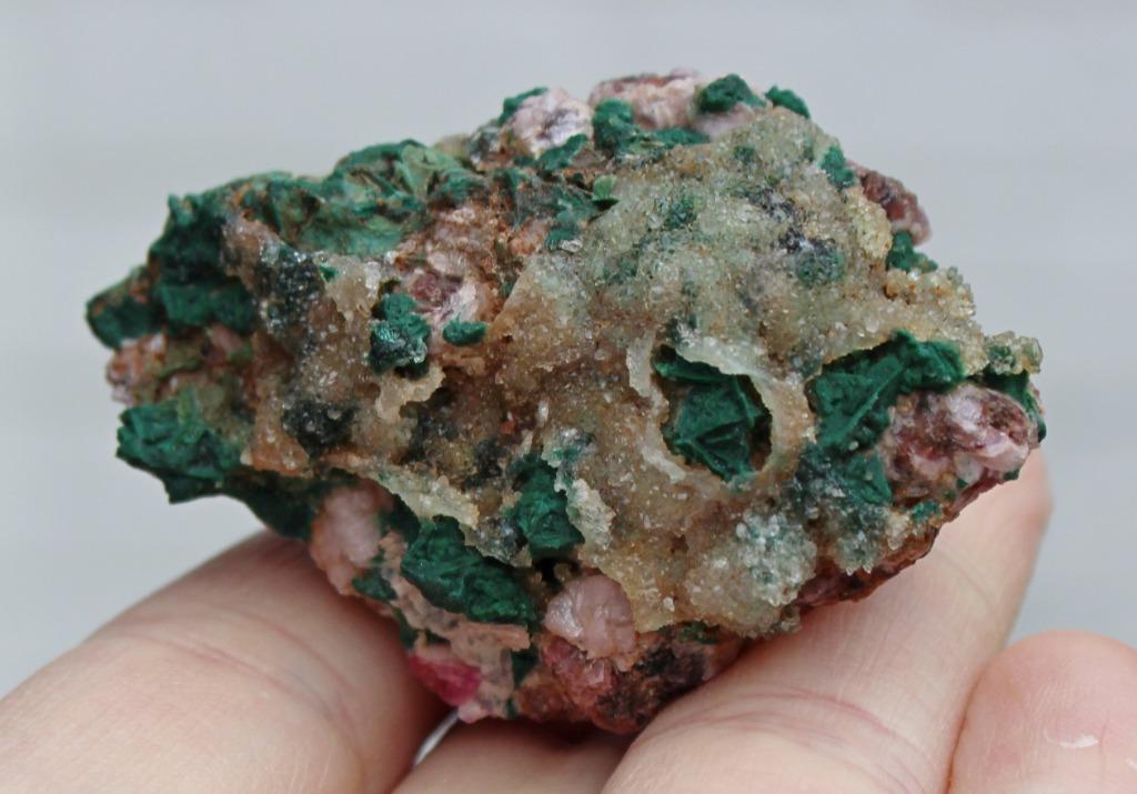 QUARTZ, COBALTODOLOMITE et MALACHITE de Luambo au CONGO, Enlèvement ou Envoi, Minéral