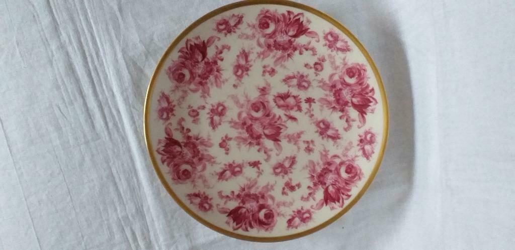 Assiette Rosenthal rose et blanc, Antiquités & Art, Antiquités | Assiettes décoratives & Carrelages, Enlèvement ou Envoi