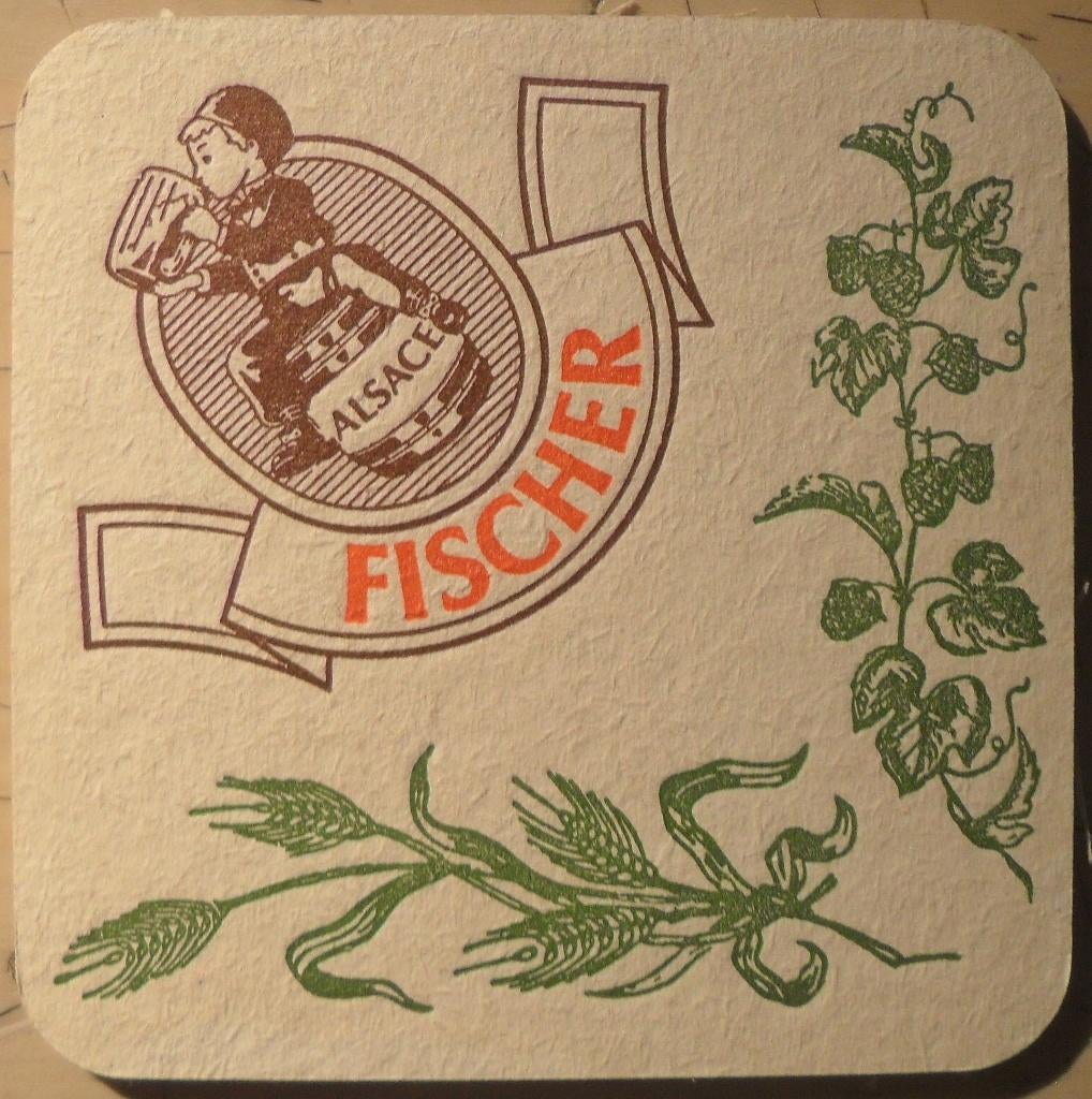 Sous-bock Fischer, Ophalen of Verzenden, Viltje(s)