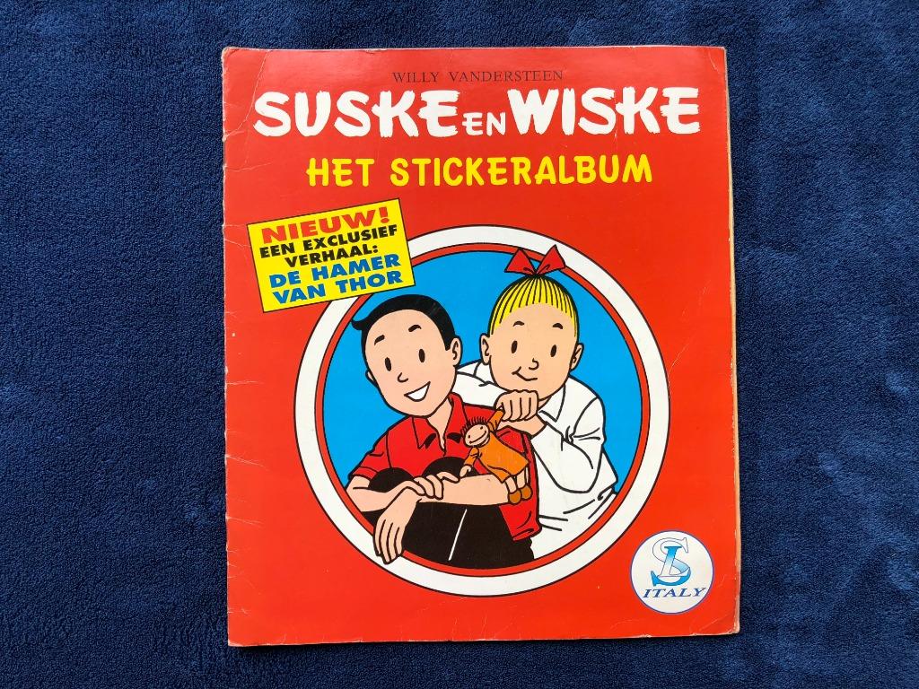 Suske & Wiske stickerboek 1995 : De Hamer Van Thor(Volledig), Willy vandersteen, Enlèvement ou Envoi, Une BD, Utilisé