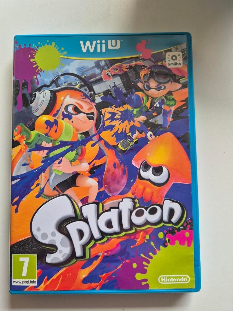 Splatoon Nintendo wii u, Games en Spelcomputers, Ophalen of Verzenden, Zo goed als nieuw