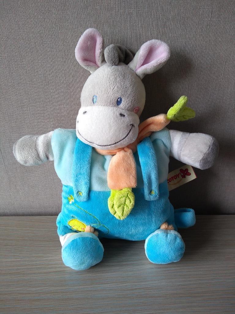 ♥ Knuffel Nicotoy ezel, Enlèvement ou Envoi, Comme neuf